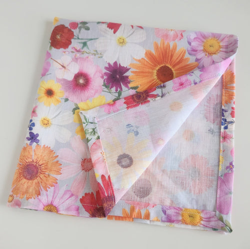 Pressed Flower Napkin