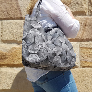 Charcoal Spiral Tote